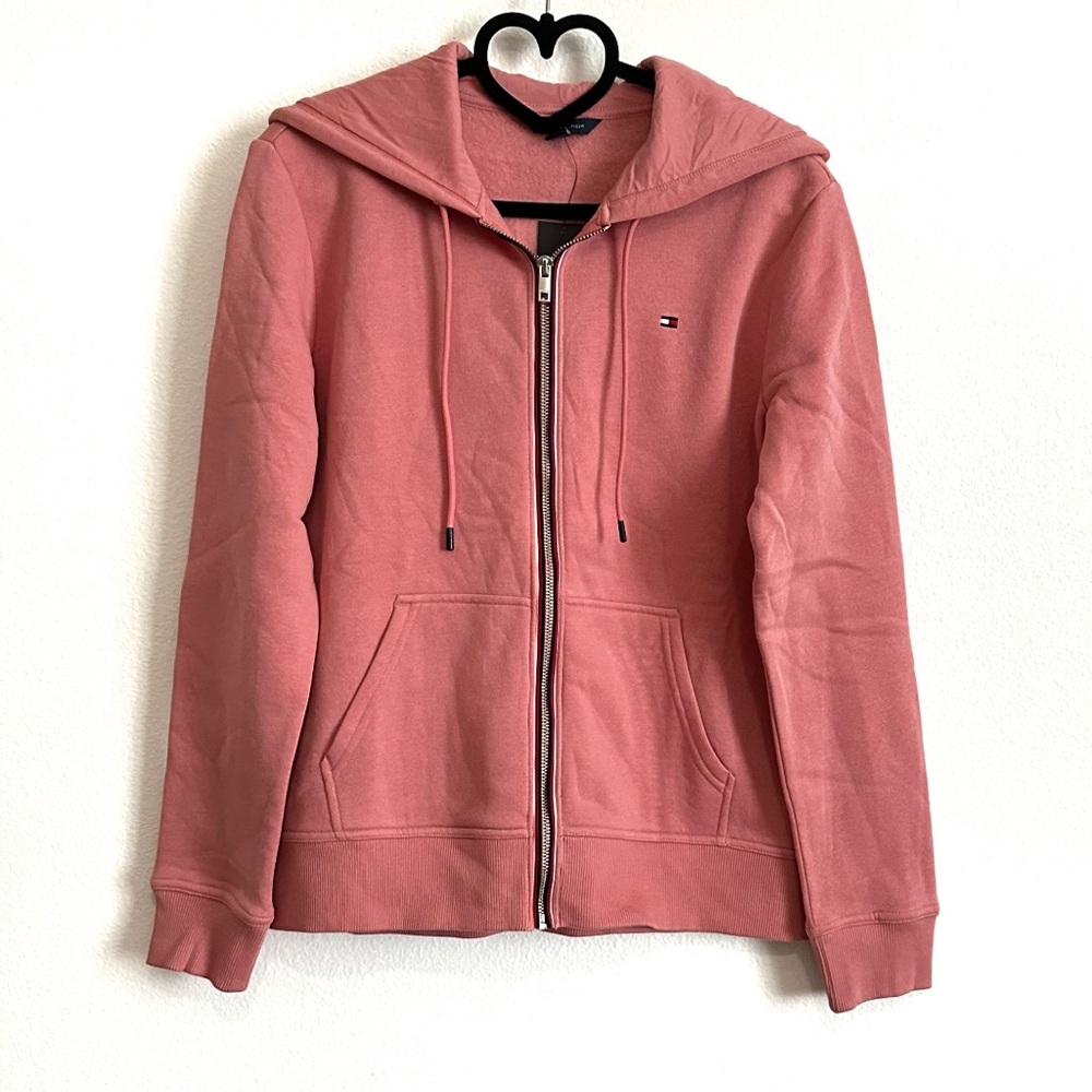Tommy Hilfiger Rose Zip-Up Hoodie Size S